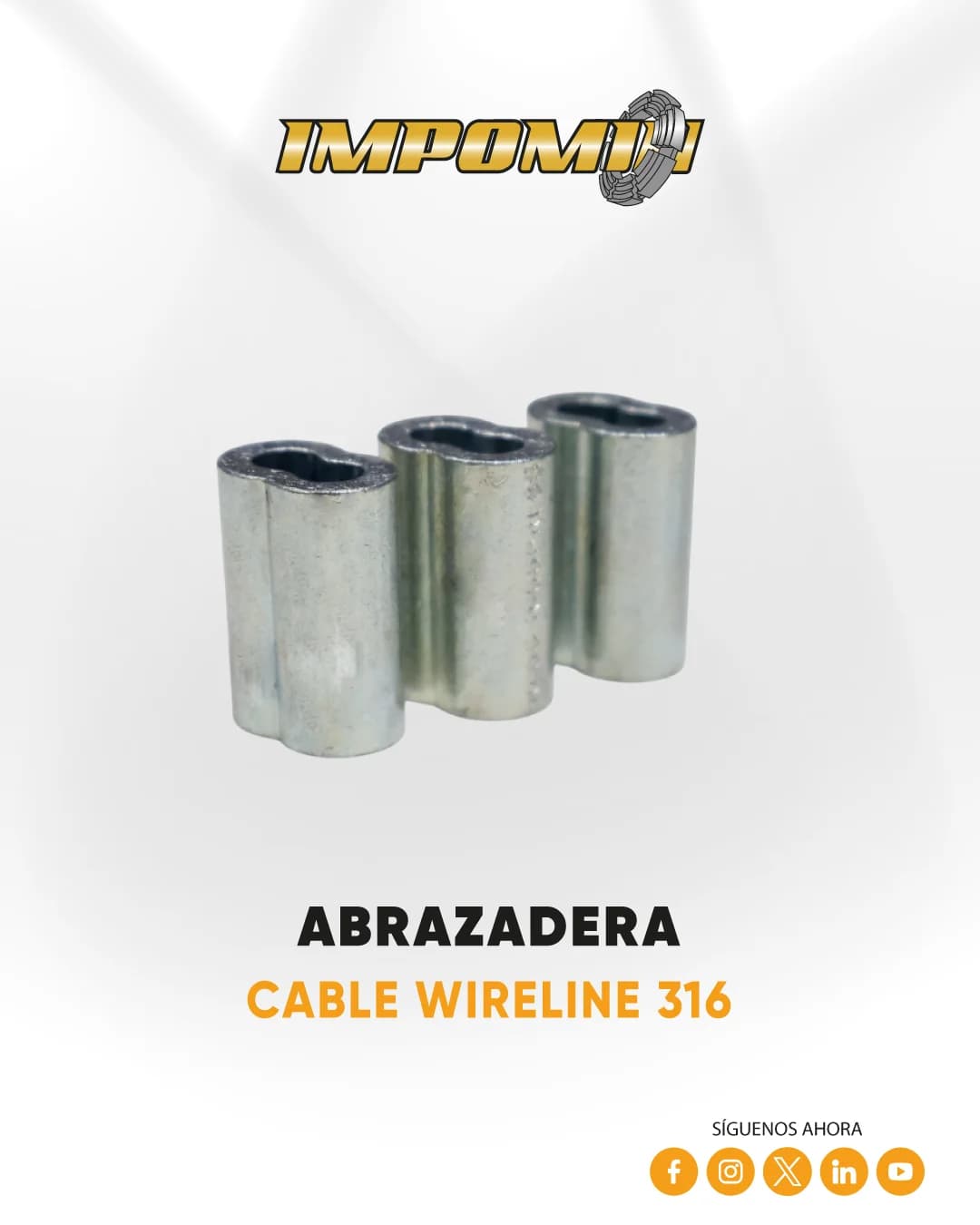 ABRAZADERA-CABLE-WIRELINE-316 — IMPOMIN
